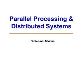Parallel Processing & Distributed Systems - Chapter 1: Introduction