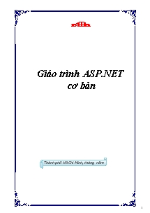 Giáo trình ASP.NET cơ bản