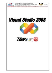 Giáo trình Visual Studio 2008 - Microsoft ASP.NET 3.5