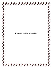 Khái quát về PHP Framework