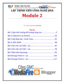 Lập trình viên công nghệ Java - Module 2