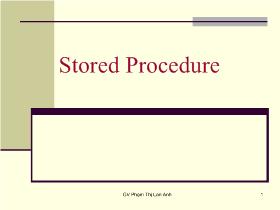 Stored Procedure
