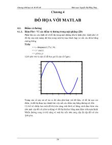 Giáo trình Matlab - Chương 4: Đồ họa với Matlab