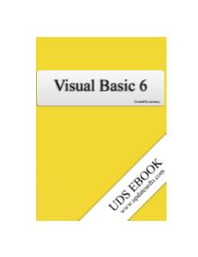Giáo trình Visual Basic 6