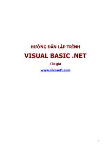 Hướng dẫn lập trình Visual Basic.NET