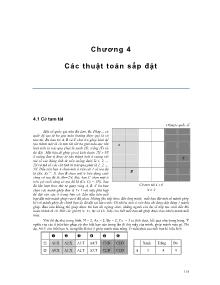 Sáng tạo trong thuật toán và lập trình với ngôn ngữ Pascal và C# - Tập 2 - Chương 4: Các thuật toán sắp đặt