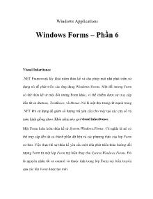 Windows Forms - Phần 6
