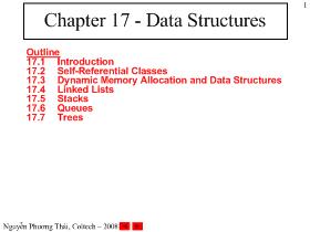 Bài giảng Lập trình C++ - Chương 17: Data Structures