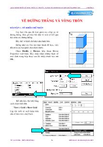 Giáo trình thiết kế Web - Tự học Macromedia Flash 5.0 bằng hình ảnh - Chương 3: Vẽ đường thẳng và vòng tròn