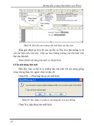 Hướng dẫn sử dụng phần mềm soạn thảo OpenOffice.org - Phần 10