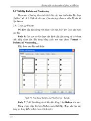 Hướng dẫn sử dụng phần mềm soạn thảo OpenOffice.org - Phần 4
