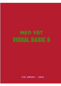 Mẹo vặt Visual Basic 6