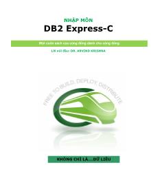 Nhập môn Hệ quản trị cơ sở dữ liệu DB2