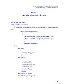 Giáo trình Ngôn ngữ lập trình C++ (Phần 2)