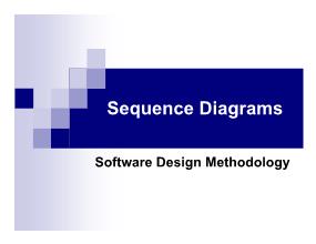 Bài giảng Công nghệ phần mềm nâng cao - Phạm Ngọc Hùng - Biểu đồ tuần tự (Sequence Diagrams)