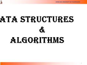 Bài giảng Data Structures & Algorithms - Chương 7: Trees